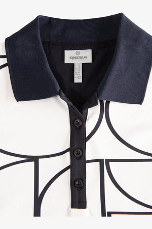 Polo-Shirt mit Allover-Print 06