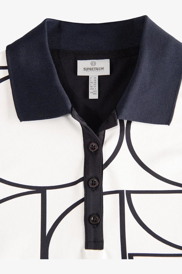 Polo-Shirt mit Allover-Print 06