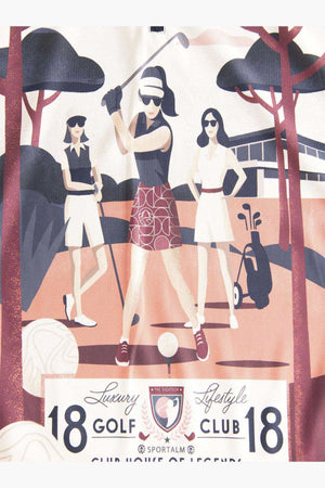 Langarm-Polo mit Frontprint 06