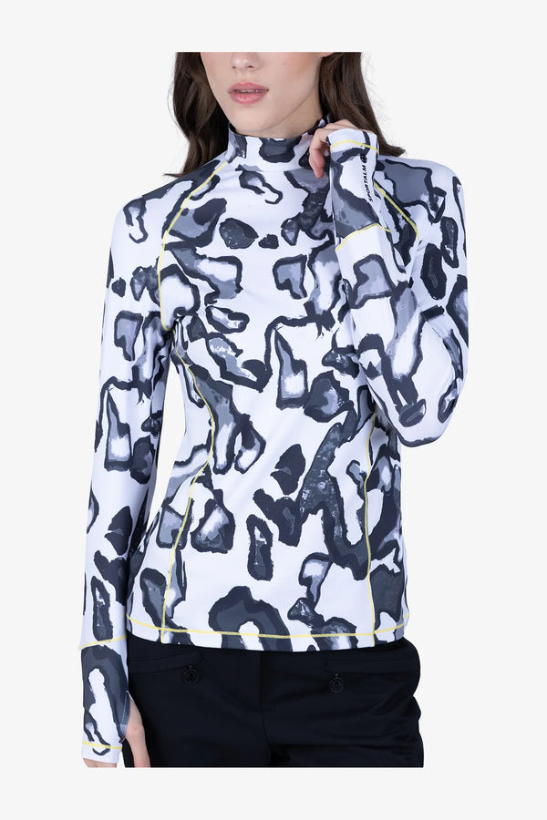 Unterzieher mit Allover Animal-Print 06