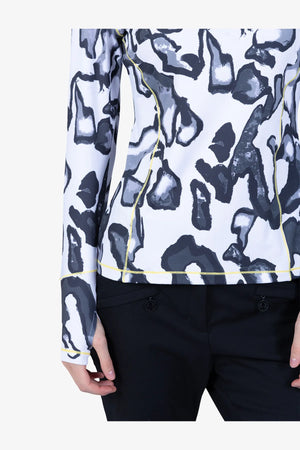 Unterzieher mit Allover Animal-Print 08