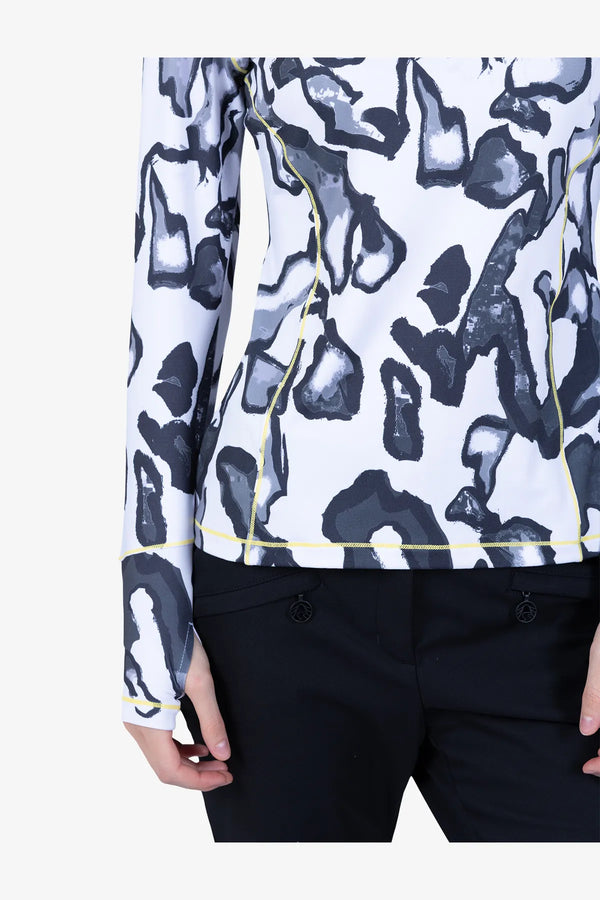 Unterzieher mit Allover Animal-Print 08