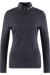 Schwarzes Longsleeve mit Zipper und dekorativen, glitzernden Mustern.