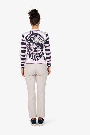 Sweatshirt mit Polokragen 04