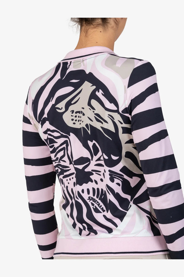 Sweatshirt mit Polokragen 06