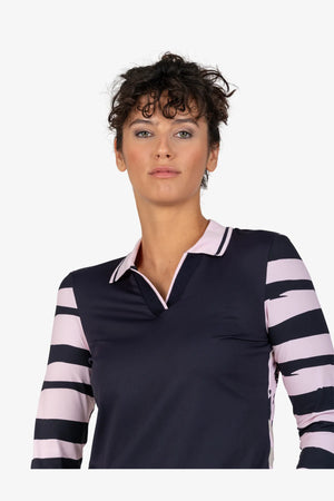 Sweatshirt mit Polokragen 07