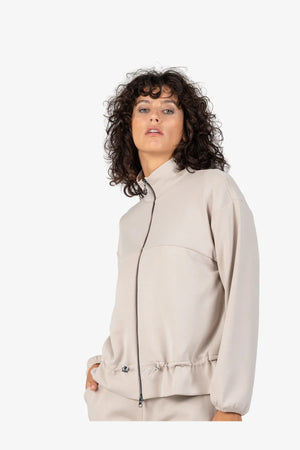 Sweatjacke mit Kragen 05