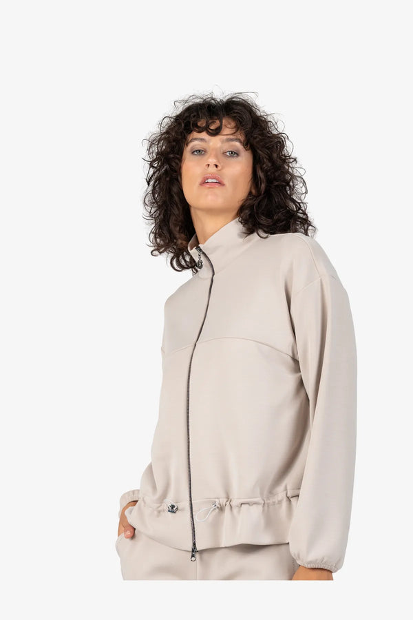 Sweatjacke mit Kragen 05