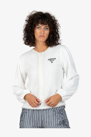 Sweat-Jacke mit Rundhalsausschnitt 05