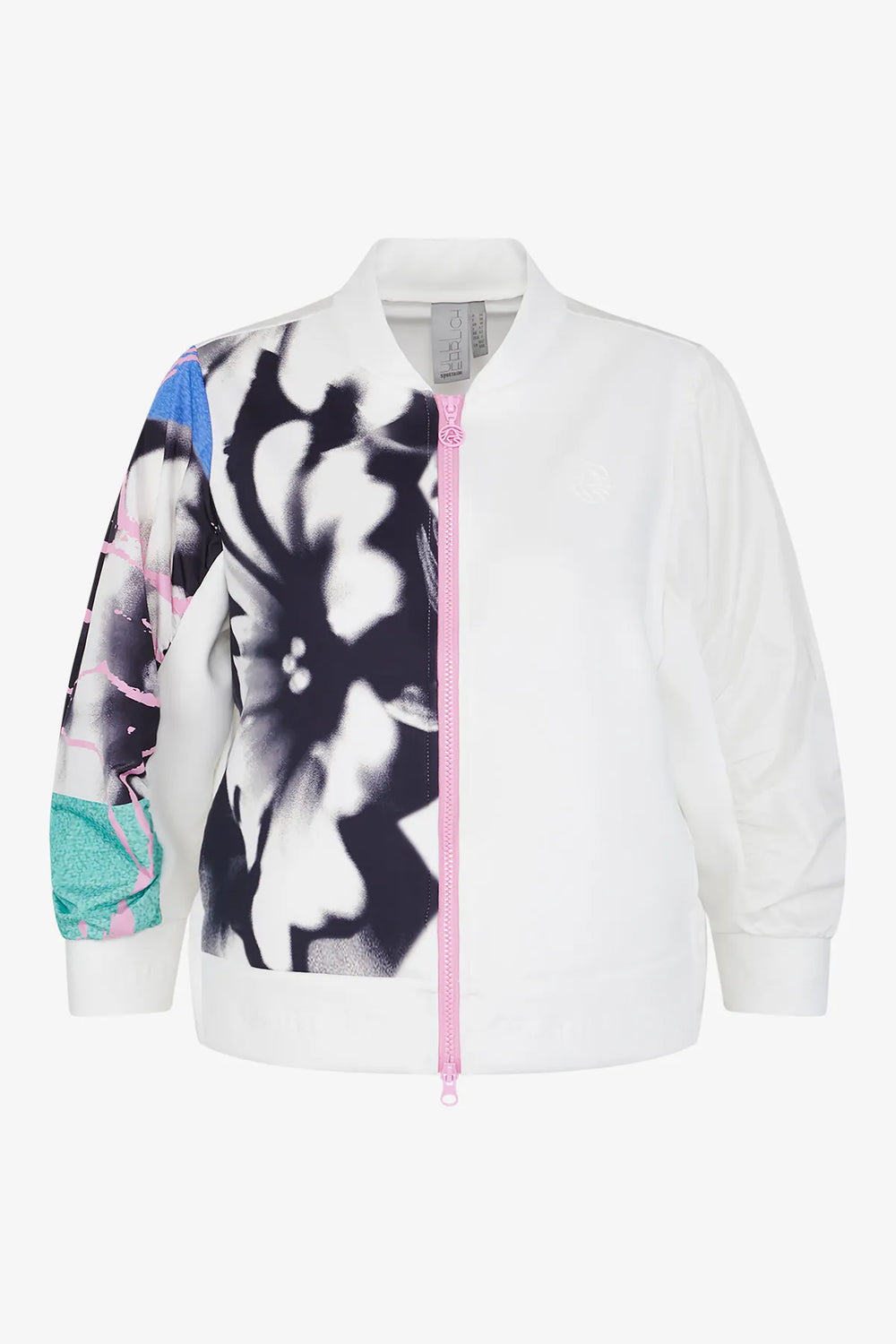 Sweat-Jacke mit College-Kragen 01