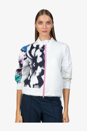 Sweat-Jacke mit College-Kragen 05