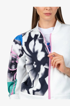 Sweat-Jacke mit College-Kragen 06