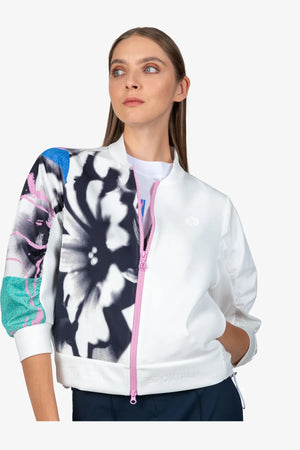 Sweat-Jacke mit College-Kragen 07