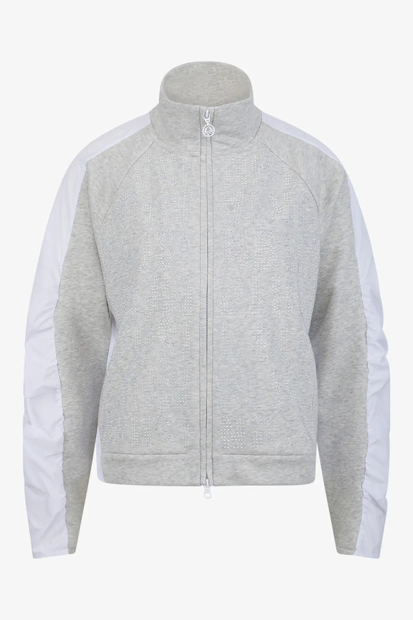 Sweat-Jacke mit Stehkragen 01