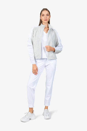 Sweat-Jacke mit Stehkragen 02
