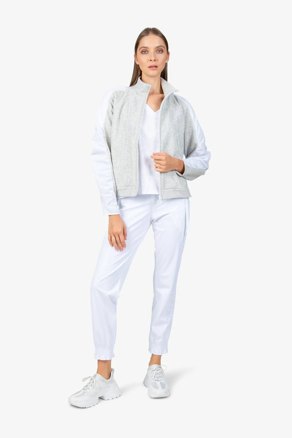 Sweat-Jacke mit Stehkragen 02