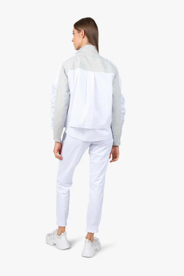 Sweat-Jacke mit Stehkragen 04