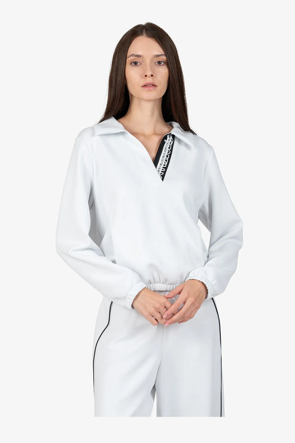 Sweater mit Polokragen 05