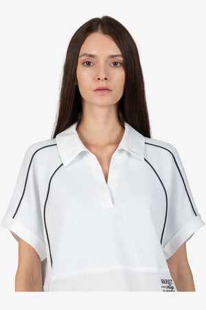 Sweater mit Polokragen 07