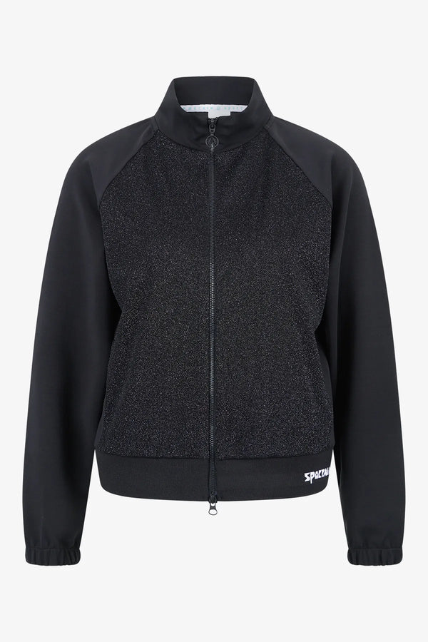 Sweatjacke mit Metall-Effekt 01
