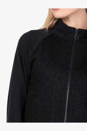 Sweatjacke mit Metall-Effekt 07