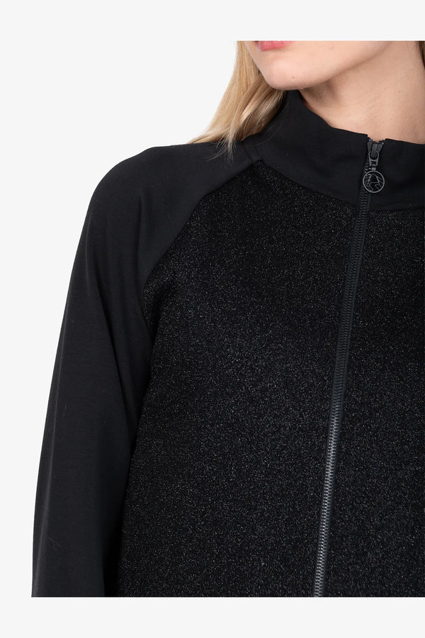 Sweatjacke mit Metall-Effekt 07
