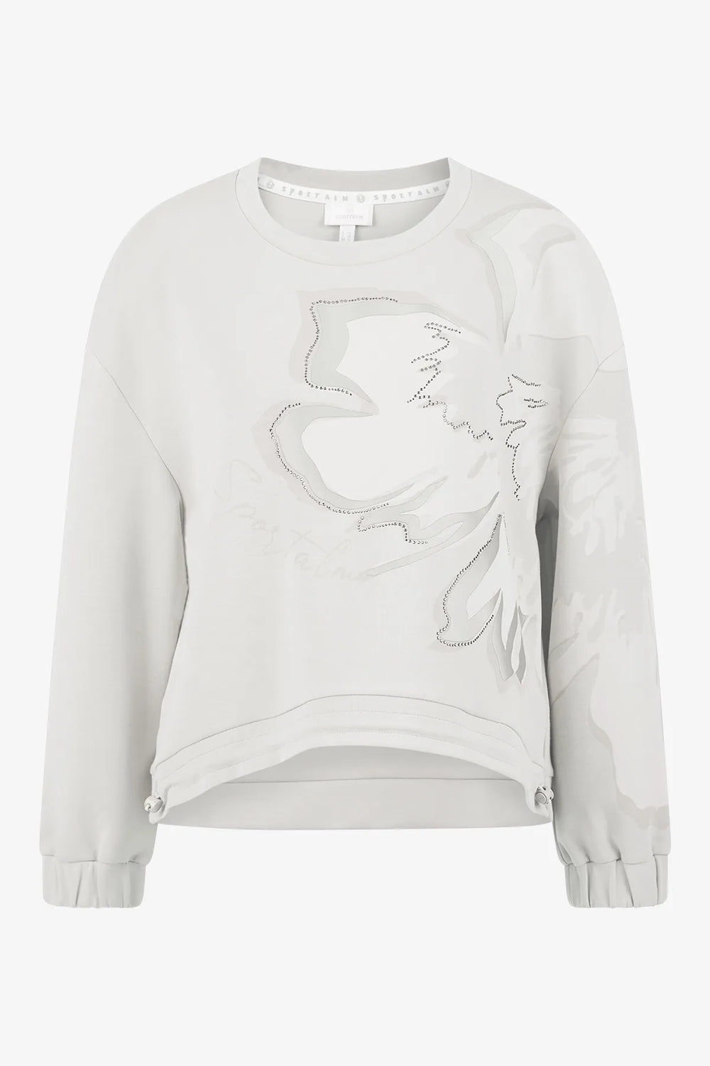 Sweater mit stilvollem Print 01