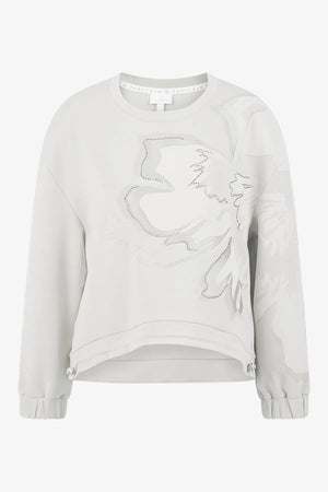 Sweater mit stilvollem Print 01