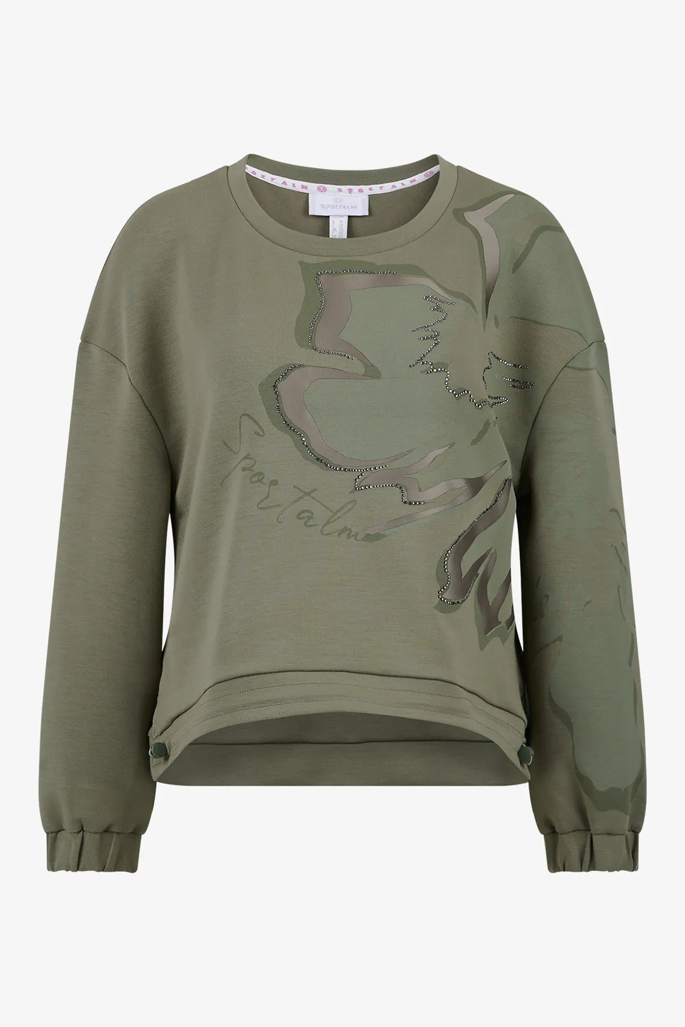Sweater mit stilvollem Print 01