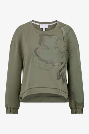 Sweater mit stilvollem Print 01