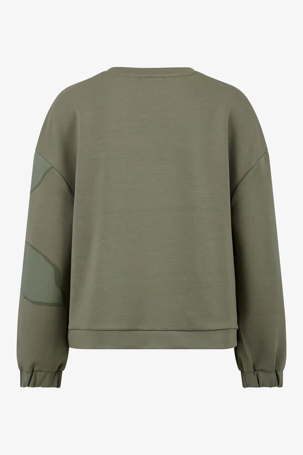Sweater mit stilvollem Print 02