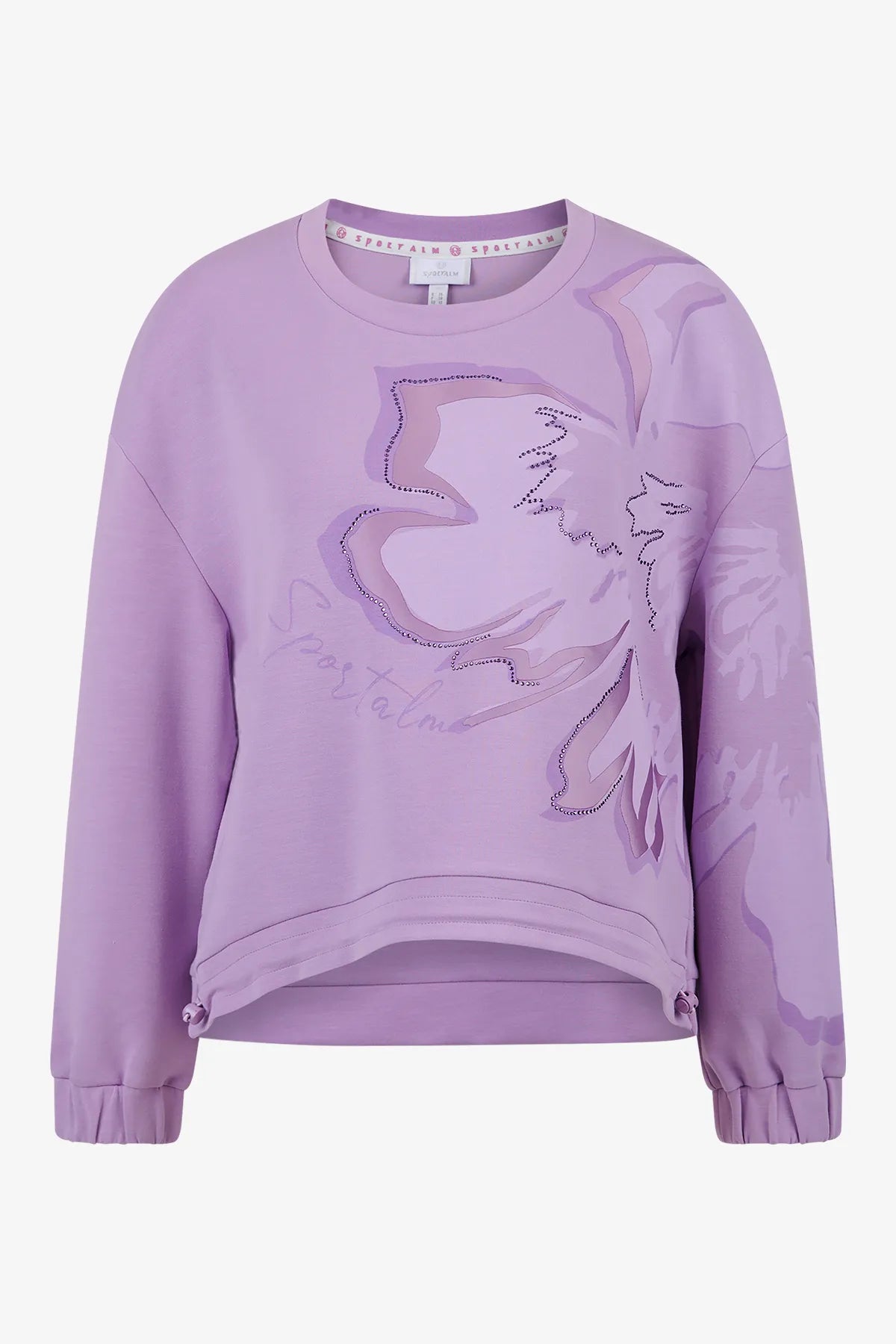 Sweater mit stilvollem Print 01