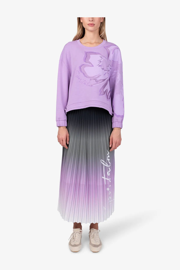 Sweater mit stilvollem Print 03