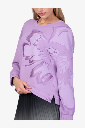 Sweater mit stilvollem Print 06