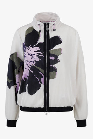 Sweat-Jacke mit floralem Print 01