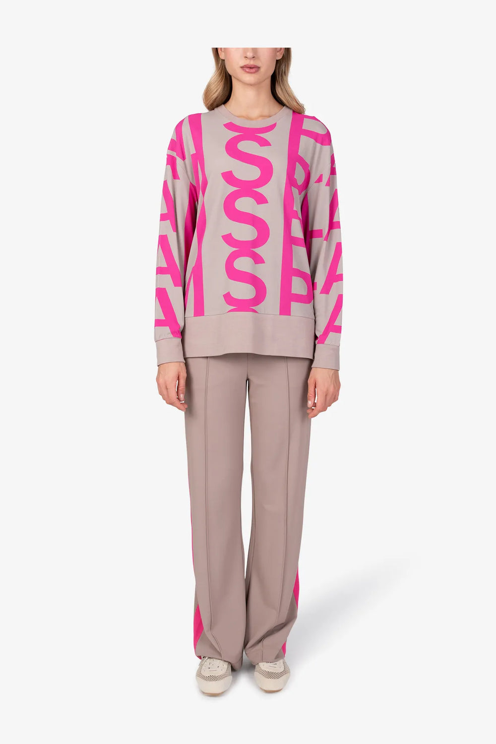 Sweater mit exklusivem Allover-Print 01