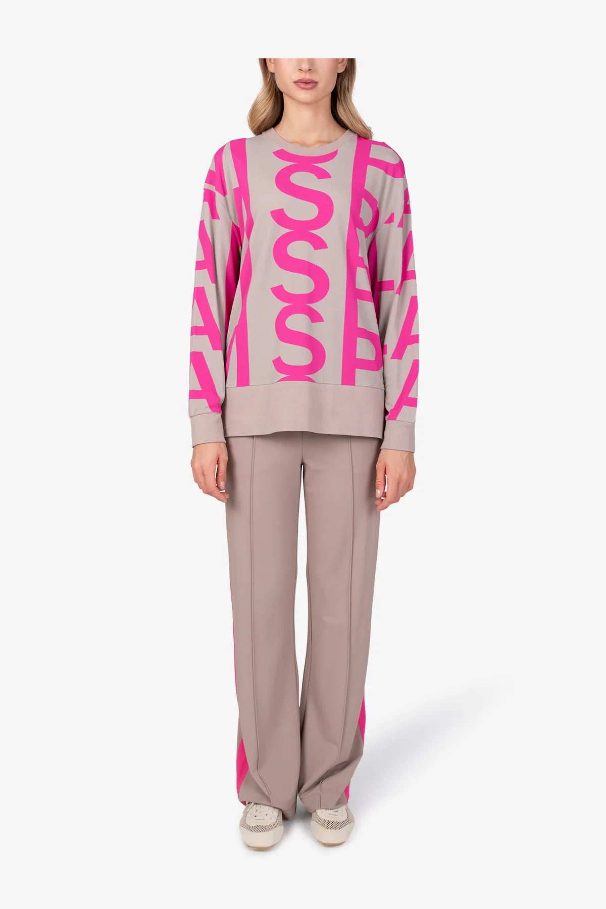 Sweater mit exklusivem Allover-Print 01