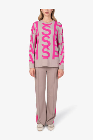 Sweater mit exklusivem Allover-Print 01