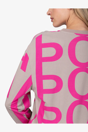 Sweater mit exklusivem Allover-Print 13