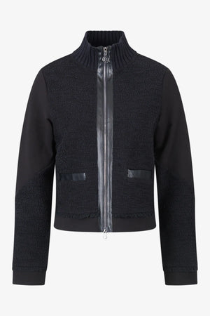 Sweat-Jacke aus Bouclé 01