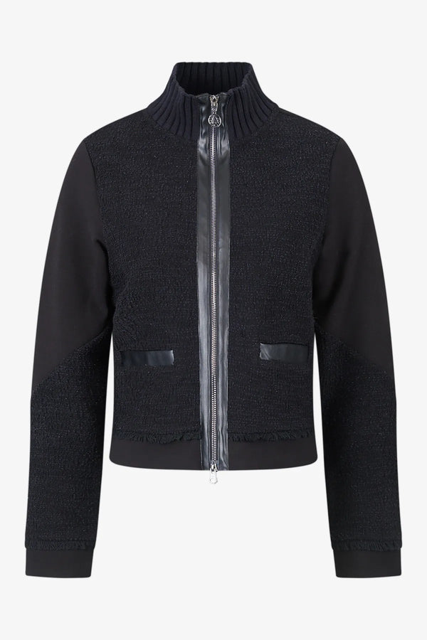 Sweat-Jacke aus Bouclé 01