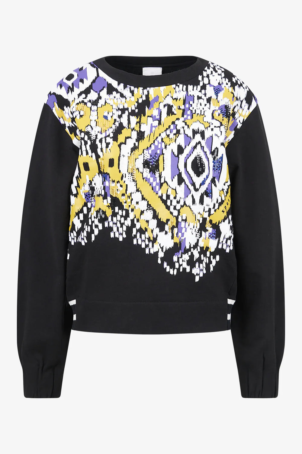 Sweater mit Print und Dekoration 01
