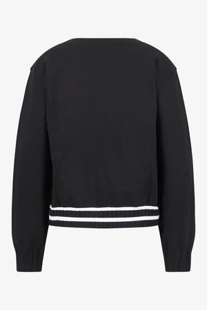 Sweater mit Print und Dekoration 02