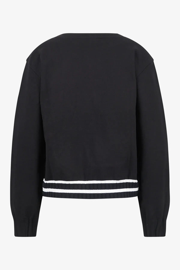 Sweater mit Print und Dekoration 02