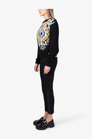 Sweater mit Print und Dekoration 04