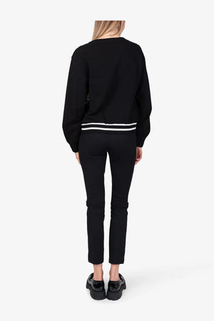 Sweater mit Print und Dekoration 05