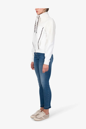 Sweat-Jacke mit Teddy-Stoff 04