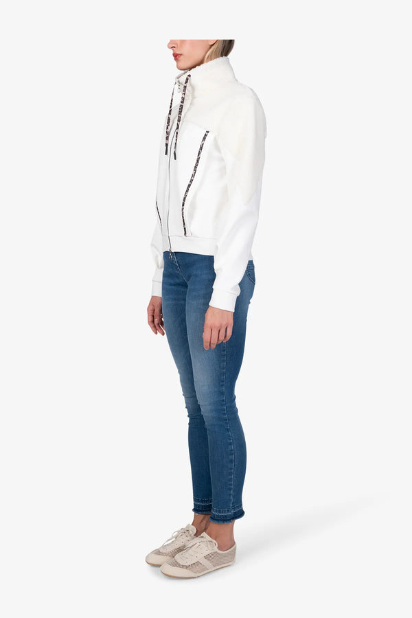 Sweat-Jacke mit Teddy-Stoff 04