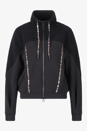Sweat-Jacke mit Teddy-Stoff 01