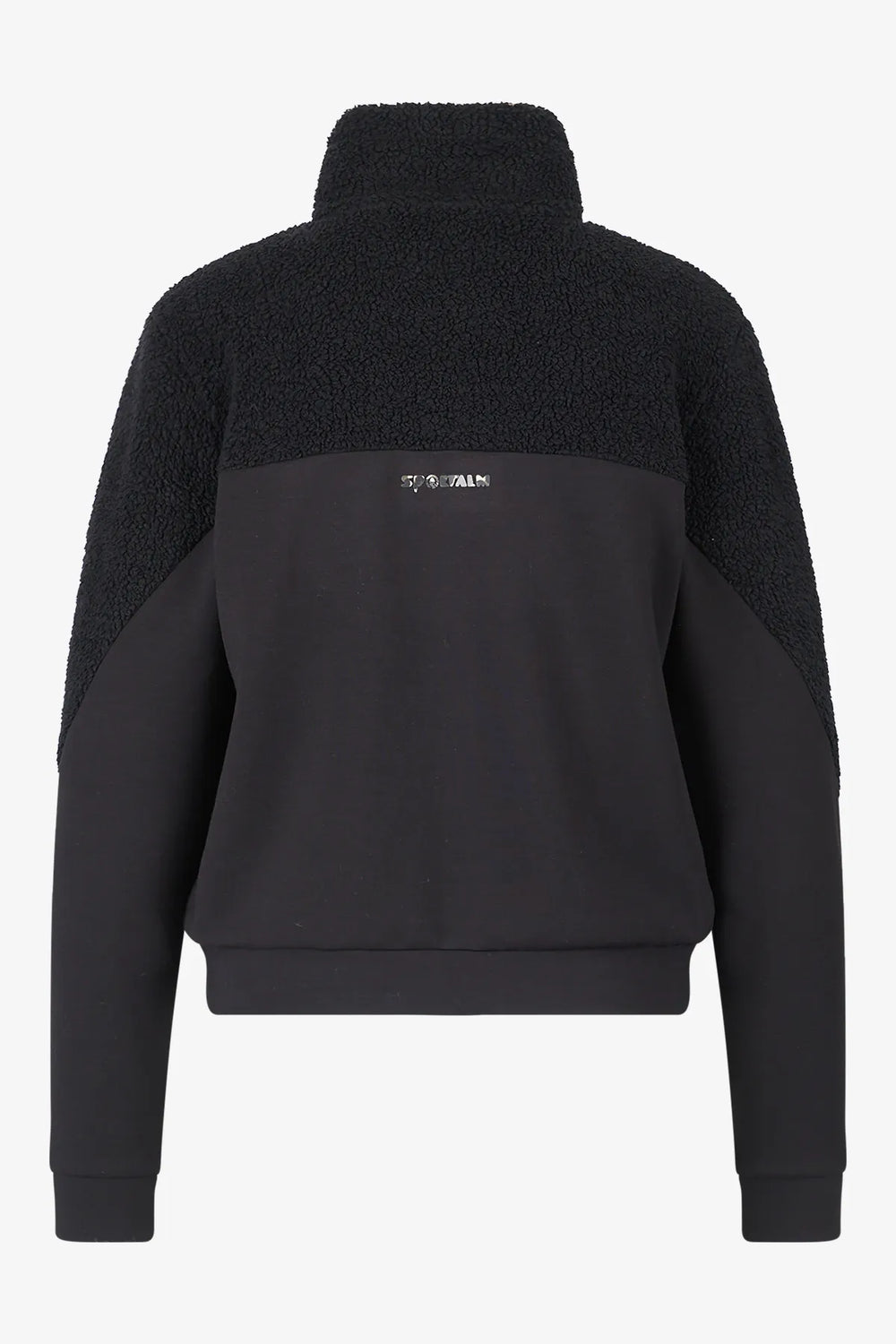 Sweat-Jacke mit Teddy-Stoff 01